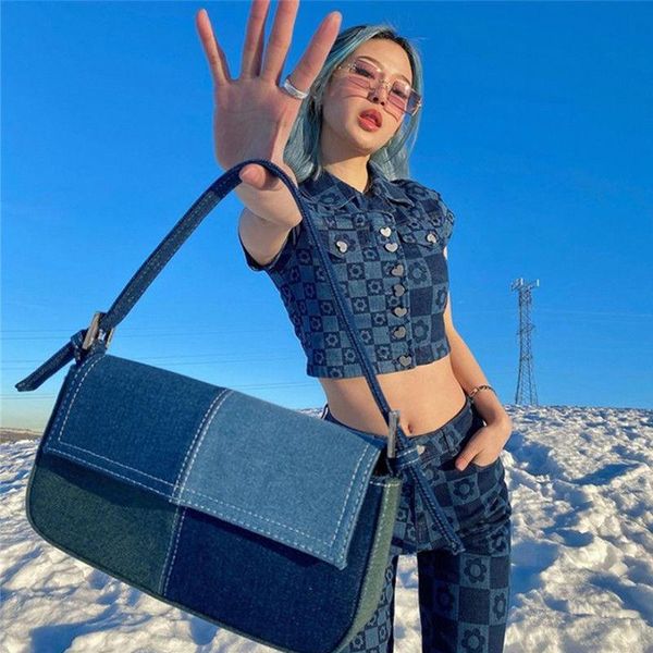 evening bags women's denim cloth shoulder fashion design plaid ladies underarm bag purse handbags retro blue female small messenger
evening bags women's denim cloth shoulder fashion design plaid ladies underarm bag purse handbags retro blue female small messenger