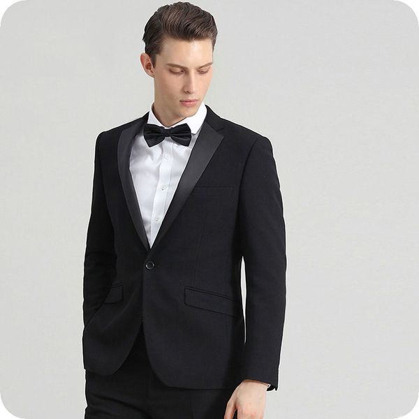men's suits & blazers black men wedding elegent groomsmen man slim fit groom tuxedo 2piece custom made jacket pants costume homme, White;black
men's suits & blazers black men wedding elegent groomsmen man slim fit groom tuxedo 2piece custom made jacket pants costume homme, White;black