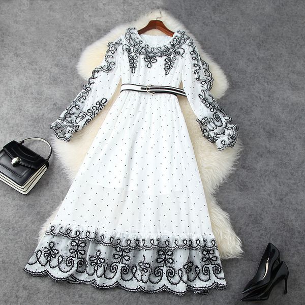 dresses european and american women's clothing 2021 spring long-sleeved round collar fashion embroidered polka dot print dress 09di, Black;gray
dresses european and american women's clothing 2021 spring long-sleeved round collar fashion embroidered polka dot print dress 09di, Black;gray