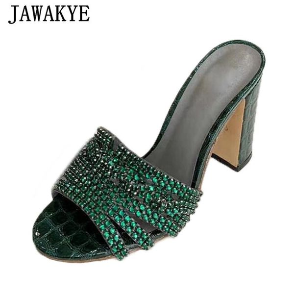 slippers jawakye hollow outs crystal women slides diamond chunky high heels brand runway sandals 9.5cm shiny open toe party, Black
slippers jawakye hollow outs crystal women slides diamond chunky high heels brand runway sandals 9.5cm shiny open toe party, Black