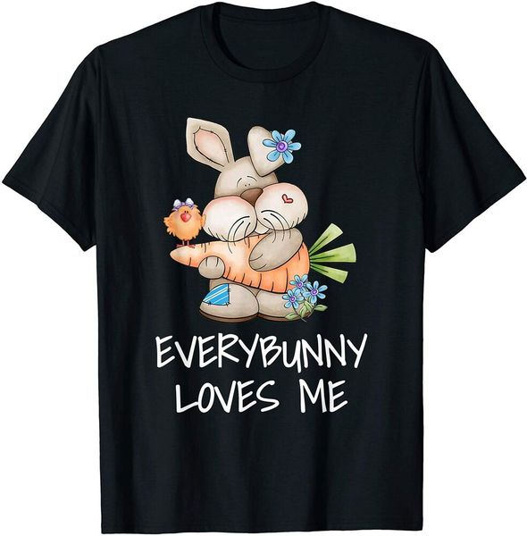 cute bunny rabbit for girls boys everybunny loves me easter boys men t-shirt, White;black
cute bunny rabbit for girls boys everybunny loves me easter boys men t-shirt, White;black