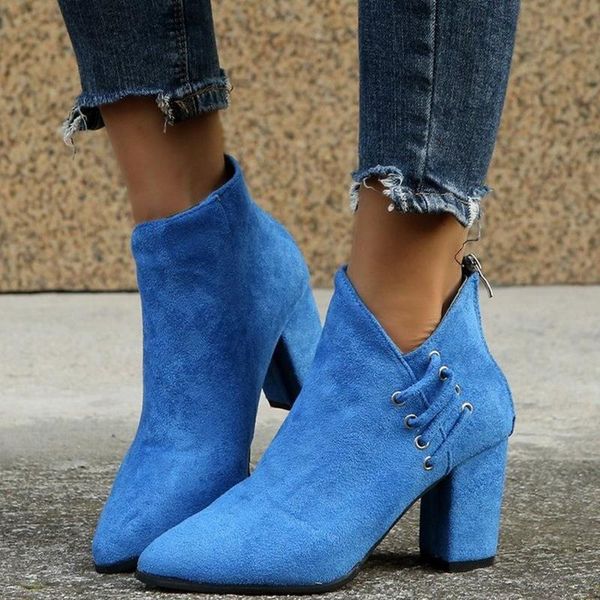 boots rimocy pointed toe thick high heel for women vintage flock autumn ankle woman 2021 plus size back zipper booties 43, Black
boots rimocy pointed toe thick high heel for women vintage flock autumn ankle woman 2021 plus size back zipper booties 43, Black
