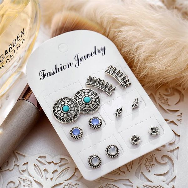 vintage leaf stud earrings set for women round opal earring femme bohemian retro bijoux jewelry gifts, Golden;silver
vintage leaf stud earrings set for women round opal earring femme bohemian retro bijoux jewelry gifts, Golden;silver