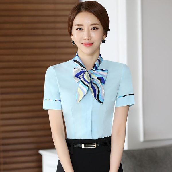 women's blouses & shirts korean office blouse formal lady fashion sweet bow women business casual long sleeve ol slim blusas, White
women's blouses & shirts korean office blouse formal lady fashion sweet bow women business casual long sleeve ol slim blusas, White