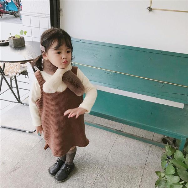 girl's dresses 2021 autumn and winter korean bay girl strap dress kids knitted elastic cotton plus velvet vest toddler casual, Red;yellow
girl's dresses 2021 autumn and winter korean bay girl strap dress kids knitted elastic cotton plus velvet vest toddler casual, Red;yellow