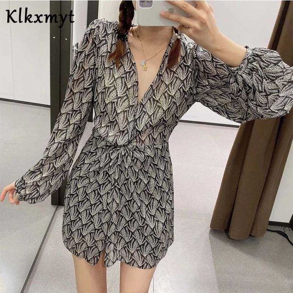klkxmyt za dress women chic fashion print folds mini vintage long sleeve v neck female es vestidos mujer 210527, Black;gray
klkxmyt za dress women chic fashion print folds mini vintage long sleeve v neck female es vestidos mujer 210527, Black;gray
