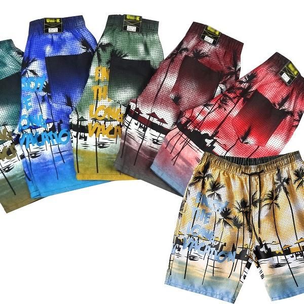 men's shorts loose men fashion nylon polyster summer palm tree printed beach, White;black
men's shorts loose men fashion nylon polyster summer palm tree printed beach, White;black