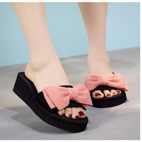 slippers 2021 summer fashion women's beach outdoor flat bottom light foam thick non-slip with bow word, Black
slippers 2021 summer fashion women's beach outdoor flat bottom light foam thick non-slip with bow word, Black