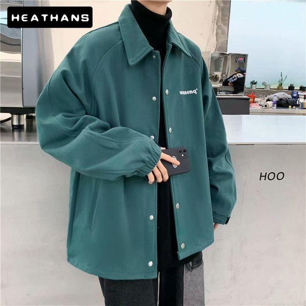 jacket men korean style loose street handsome spring autumn warm solid color single breast oversize size s-2xl men's jackets, Black;brown
jacket men korean style loose street handsome spring autumn warm solid color single breast oversize size s-2xl men's jackets, Black;brown