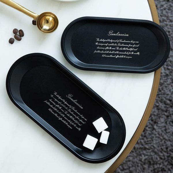kitchen storage & organization black oval fruit plate household lettering metal tray jewelry display for storing small objects
kitchen storage & organization black oval fruit plate household lettering metal tray jewelry display for storing small objects