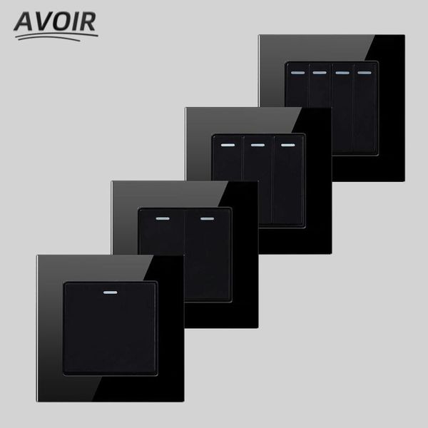 smart home control avoir wall light switch luxury glass panel black push button switches 1 2 3 4 gang way 86mm x improvement
smart home control avoir wall light switch luxury glass panel black push button switches 1 2 3 4 gang way 86mm x improvement