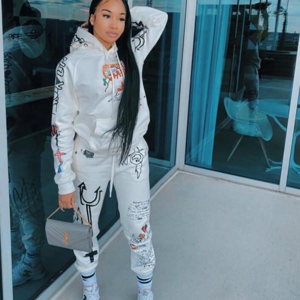 women's tracksuits sportsuit women streetwear hip hop casual two pieces set hoodie sweatshirt and sweatpants activewear matching, Gray
women's tracksuits sportsuit women streetwear hip hop casual two pieces set hoodie sweatshirt and sweatpants activewear matching, Gray