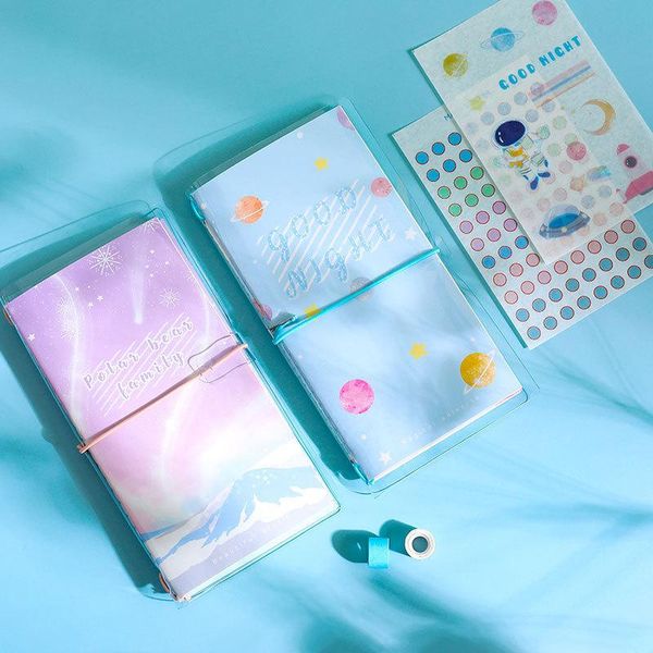 notepads kawaii dreamlike weekly planner journal notebook with stickers set girl student ins handbook self-discipline clock tally book, Purple;pink
notepads kawaii dreamlike weekly planner journal notebook with stickers set girl student ins handbook self-discipline clock tally book, Purple;pink