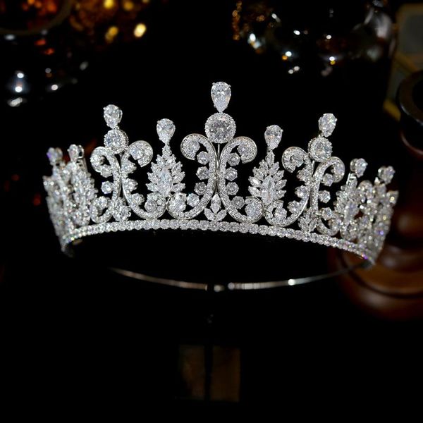 hair clips & barrettes luxury baroque bridal crown headband asnora cubic zirconia headdress european-style tiaras and crowns a01078, Golden;silver
hair clips & barrettes luxury baroque bridal crown headband asnora cubic zirconia headdress european-style tiaras and crowns a01078, Golden;silver