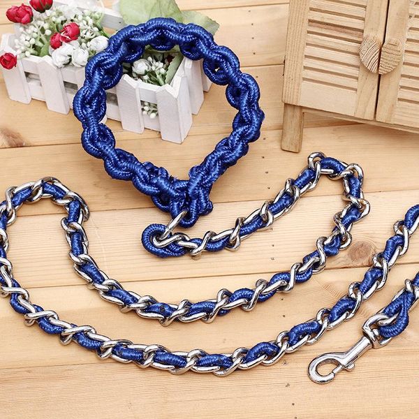 dog collars & leashes chain for medium large dogs leash pet rope accessories traction blue/black/red/army green
dog collars & leashes chain for medium large dogs leash pet rope accessories traction blue/black/red/army green