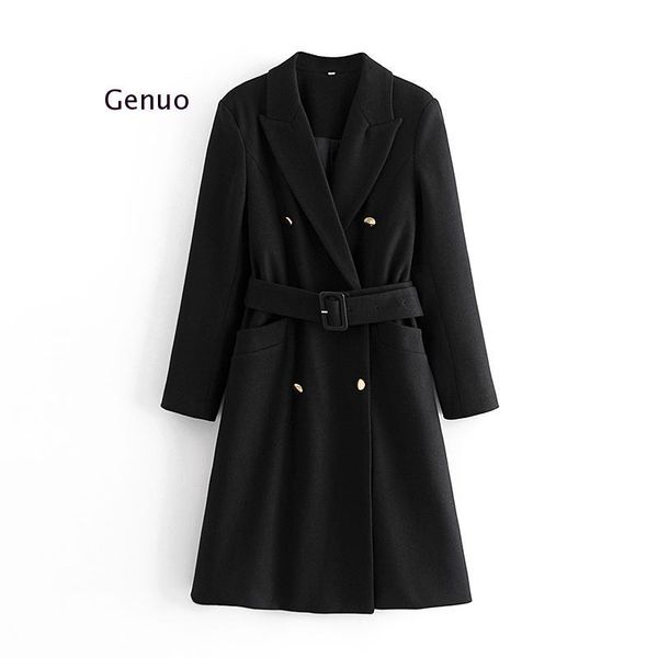 women's trench coats 2021 women vintage fashion single breasted belt accessories blazer coat long sleeve female outerwear chic, Tan;black
women's trench coats 2021 women vintage fashion single breasted belt accessories blazer coat long sleeve female outerwear chic, Tan;black