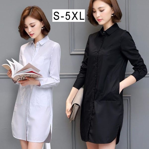 dresses autumn shirt korean style ladies short straight dress long sleeve loose casual plus size women clothing1 2kht, Black;gray
dresses autumn shirt korean style ladies short straight dress long sleeve loose casual plus size women clothing1 2kht, Black;gray