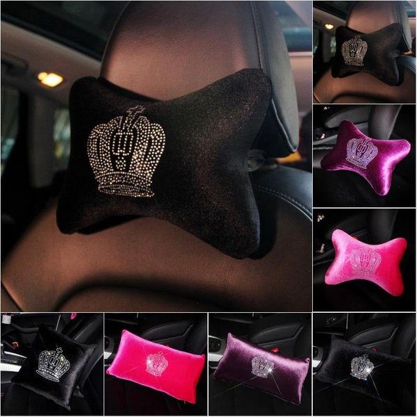 seat cushions winter crown diamond car headrest pillow rhinestone neck back support plush cushion lady girl gift accessories
seat cushions winter crown diamond car headrest pillow rhinestone neck back support plush cushion lady girl gift accessories