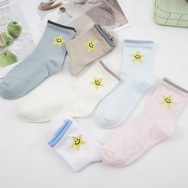 socks hosiery 2021 spring and autumn star smile face middle tube baby korean girls lovely cotton socks, Black;white
socks hosiery 2021 spring and autumn star smile face middle tube baby korean girls lovely cotton socks, Black;white