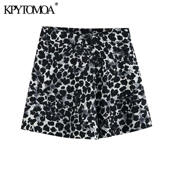 women chic fashion animal print loose shorts skirts vintage high waist zipper fly female skort mujer 210420, White;black
women chic fashion animal print loose shorts skirts vintage high waist zipper fly female skort mujer 210420, White;black