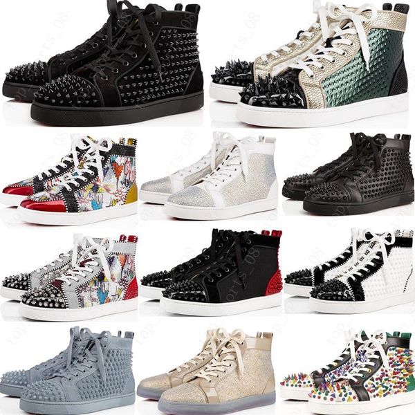 christian louboutin red bottoms shoes men women studded spikes platform sneakers vintage genuine leather casual rivet sneaker size 36-47 cld, Black
christian louboutin red bottoms shoes men women studded spikes platform sneakers vintage genuine leather casual rivet sneaker size 36-47 cld, Black