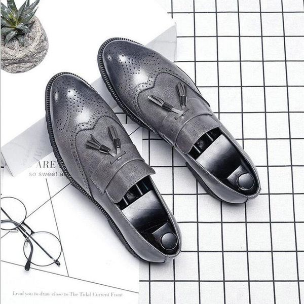 dress shoes big size italian tassel business formal men leather loafer flats designer office oxford for 756, Black
dress shoes big size italian tassel business formal men leather loafer flats designer office oxford for 756, Black