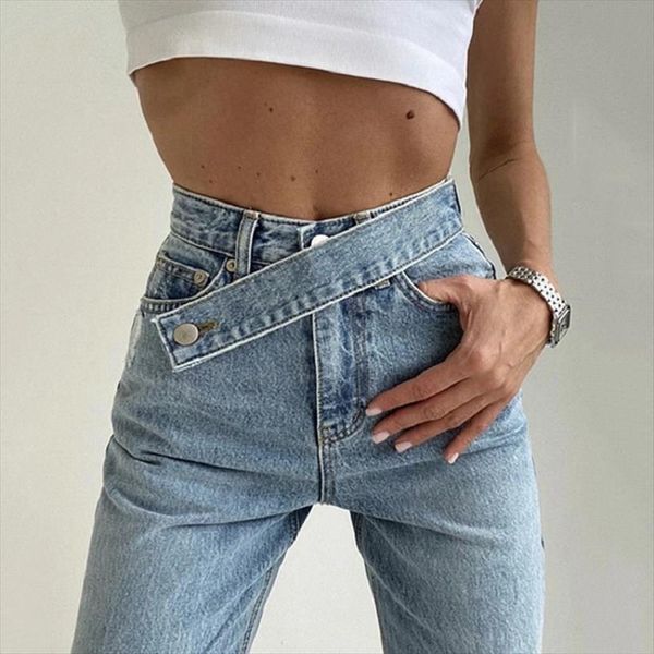 high waist pant loose solid women jeans denim pants button autumn belt retro ladies zipper blue floor
high waist pant loose solid women jeans denim pants button autumn belt retro ladies zipper blue floor