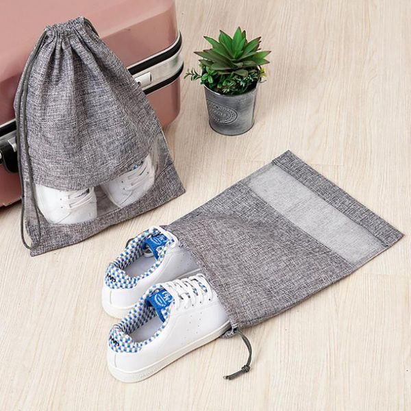 toiletry kits creative travel accessories drawstring shoes bags women men linen dustproof cover organizer cosmetic pouch portable
toiletry kits creative travel accessories drawstring shoes bags women men linen dustproof cover organizer cosmetic pouch portable