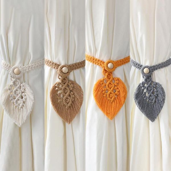 other home decor ins bohemian braided curtain strap tie rope simple tassel leaf wooden bead decoration
other home decor ins bohemian braided curtain strap tie rope simple tassel leaf wooden bead decoration