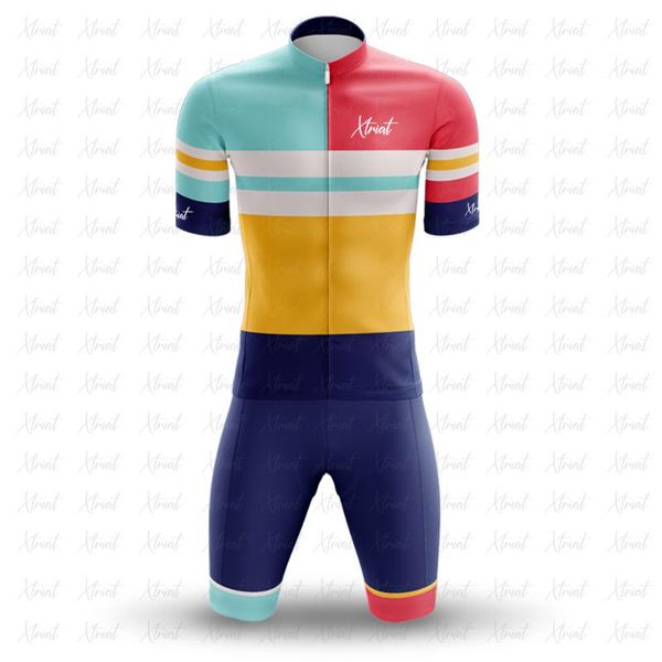 racing sets 2021 xtriat triathlon summer men's skinsuit cycling jersey short sleeve jumpsuit road mtb bike running clothing, Black;blue
racing sets 2021 xtriat triathlon summer men's skinsuit cycling jersey short sleeve jumpsuit road mtb bike running clothing, Black;blue