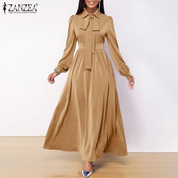 casual dresses womens bohemian party floor dress lady fashion a line 2021 autumn elegant bow tie vestido zanzea solid lapel robe longue, Black;gray
casual dresses womens bohemian party floor dress lady fashion a line 2021 autumn elegant bow tie vestido zanzea solid lapel robe longue, Black;gray