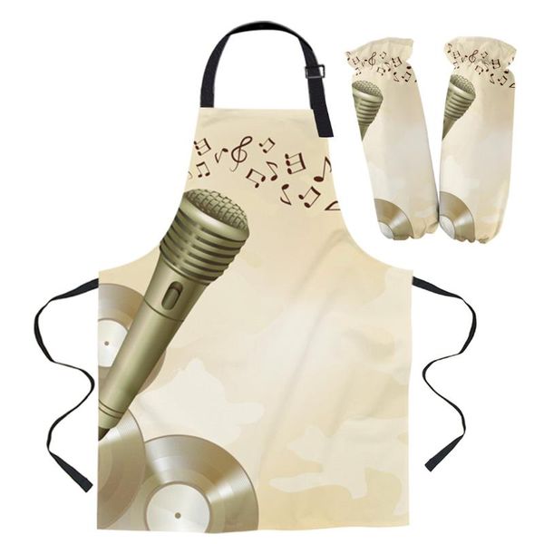 aprons daily cleaning apron set microphone cd music notes chef waiter anti-oil kids cooking gardening work sleeve cover
aprons daily cleaning apron set microphone cd music notes chef waiter anti-oil kids cooking gardening work sleeve cover