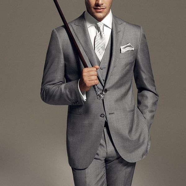men's suits & blazers gray mens wedding for men peaked lapel 3 pieces slim fit 2021 grooms suit jacket+pants+vest, White;black
men's suits & blazers gray mens wedding for men peaked lapel 3 pieces slim fit 2021 grooms suit jacket+pants+vest, White;black
