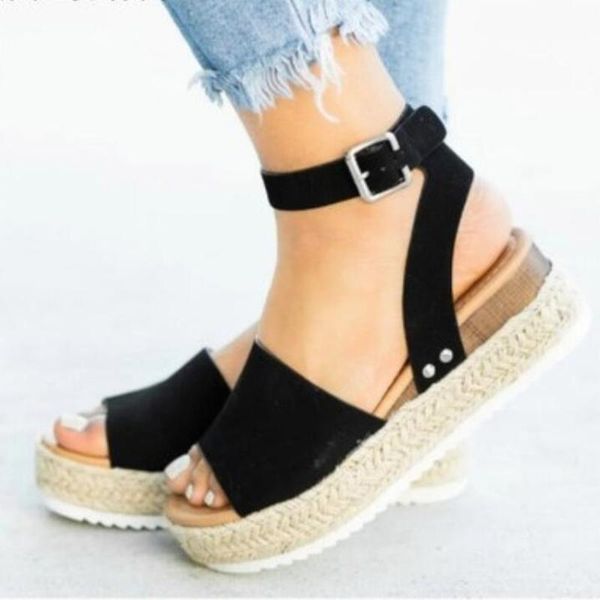 women sandals plus size wedges shoes woman high heels summer flip flop chaussures femme platform, Black
women sandals plus size wedges shoes woman high heels summer flip flop chaussures femme platform, Black