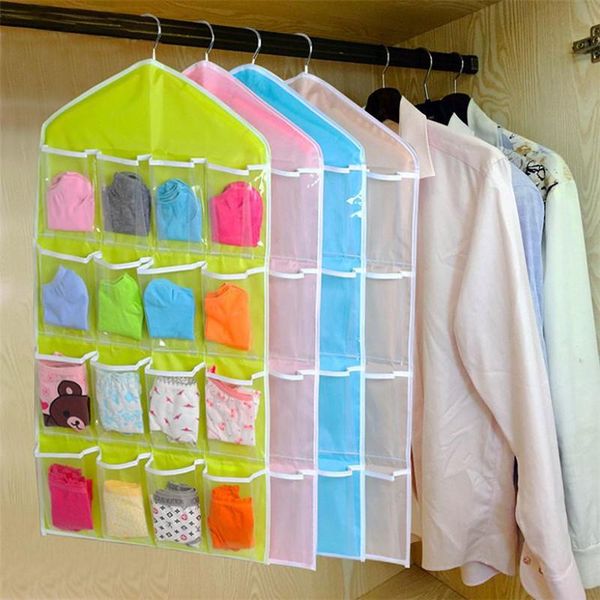 organizer 16pockets clear hanging bag socks bra underwear rack hanger storage holder quality m5 boxes & bins
organizer 16pockets clear hanging bag socks bra underwear rack hanger storage holder quality m5 boxes & bins