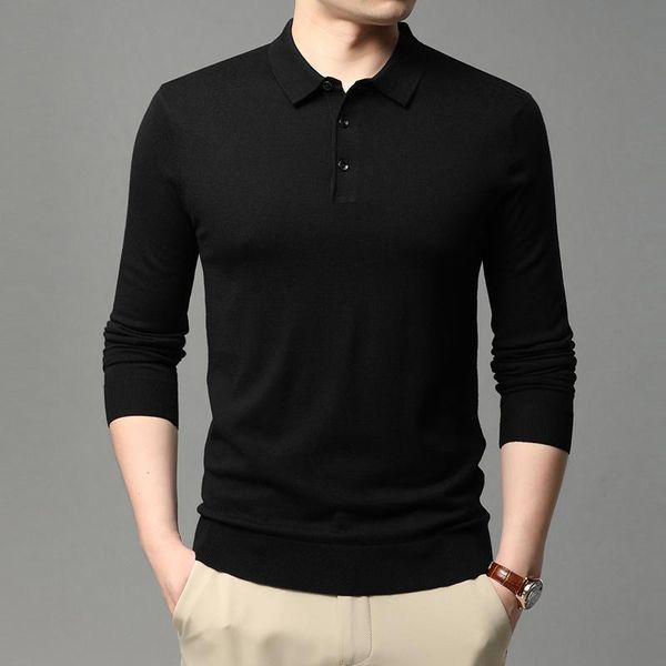 men's sweaters 2021 spring and autumn sweater men lapel business long-sleeved knitted 10796-1088, White;black
men's sweaters 2021 spring and autumn sweater men lapel business long-sleeved knitted 10796-1088, White;black