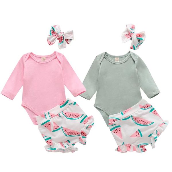 clothing sets 0-3t summer baby girls clothes solid color long sleeve jumpsuit waist short pants headband set 3pcs, White
clothing sets 0-3t summer baby girls clothes solid color long sleeve jumpsuit waist short pants headband set 3pcs, White