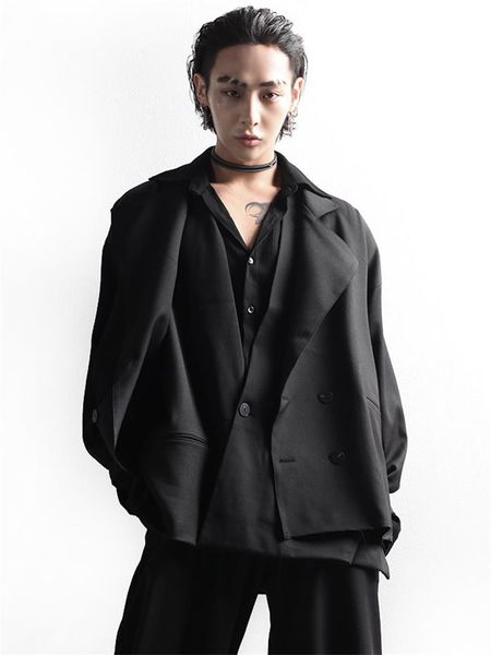 men's jackets spring and autumn coat casual fashion double jacket personality alternative loose large size, Black;brown
men's jackets spring and autumn coat casual fashion double jacket personality alternative loose large size, Black;brown