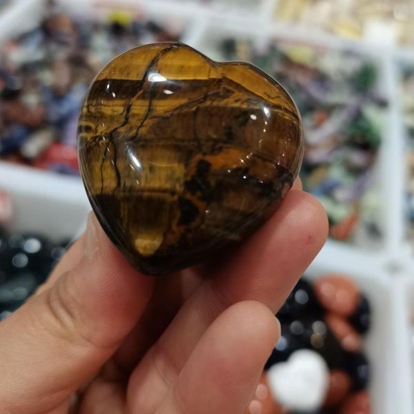 decorative objects & figurines natural tiger's eye hand-carved heart-shaped energy healing stone home decor love gem diy jewelry design
decorative objects & figurines natural tiger's eye hand-carved heart-shaped energy healing stone home decor love gem diy jewelry design