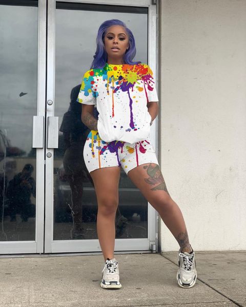 chocomist two-piece street o neck splash ink print white women shorts set cy8071 women's tracksuits, Gray
chocomist two-piece street o neck splash ink print white women shorts set cy8071 women's tracksuits, Gray