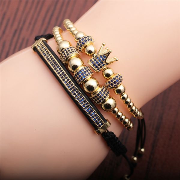 bangles bracelet zircon jewelry micro inlaid crown tire woven adjustable set men's, Black
bangles bracelet zircon jewelry micro inlaid crown tire woven adjustable set men's, Black