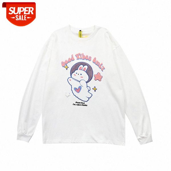 towel embroidered rabbit print long-sleeved t-shirt men's street loose round neck couple pullover #wm1k, White;black
towel embroidered rabbit print long-sleeved t-shirt men's street loose round neck couple pullover #wm1k, White;black