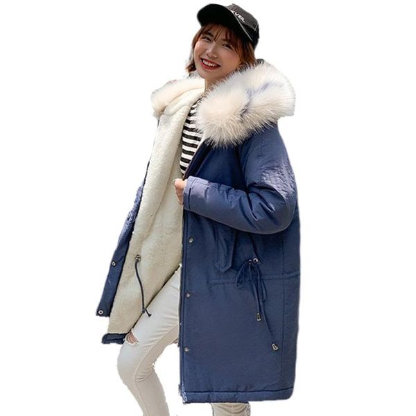 women's trench coats 2021 ladies coat long park style winter jacket loose big wool collar 6909, Tan;black
women's trench coats 2021 ladies coat long park style winter jacket loose big wool collar 6909, Tan;black