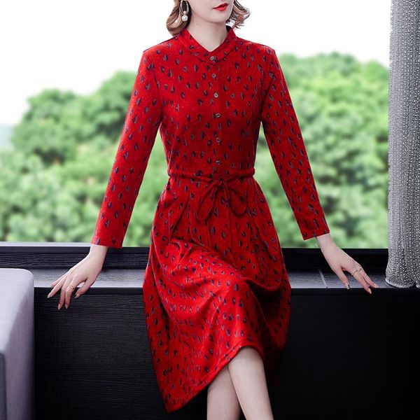 casual dresses coigarsam women dress autumn 2022 office lady korea style long sleeve stand neck belt zipper red robe vestidos, Black;gray
casual dresses coigarsam women dress autumn 2022 office lady korea style long sleeve stand neck belt zipper red robe vestidos, Black;gray