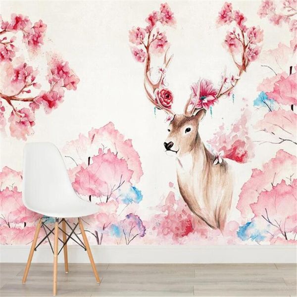 wallpapers mlofi custom large wallpaper deer goddess background wall painting under cherry tree
wallpapers mlofi custom large wallpaper deer goddess background wall painting under cherry tree