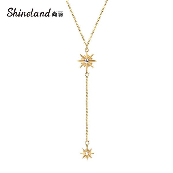 chains shineland fashion star tassel link chain pendant necklaces for women choker collares wedding jewelry gift bijoux 2021, Silver
chains shineland fashion star tassel link chain pendant necklaces for women choker collares wedding jewelry gift bijoux 2021, Silver