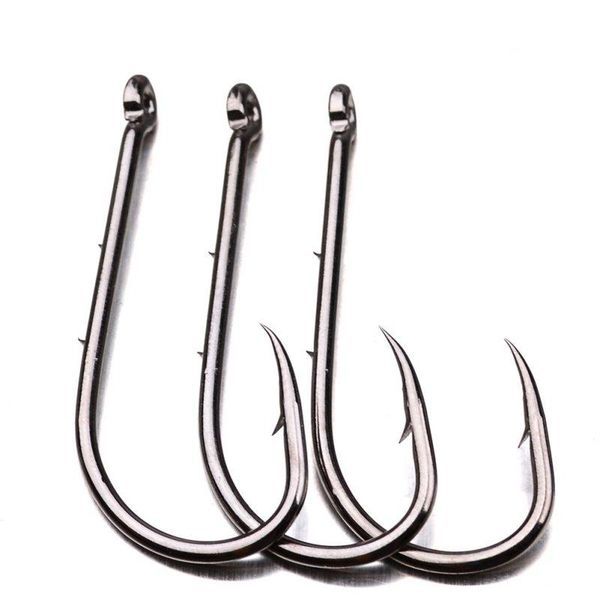50pcs/pack black fishing hooks carbon steel treble jig tackle size for 1# 1/0# 2/0#3/0# 4/0# 5/0# 6/0#
50pcs/pack black fishing hooks carbon steel treble jig tackle size for 1# 1/0# 2/0#3/0# 4/0# 5/0# 6/0#
