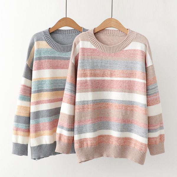 women's sweaters winter pullover round neck color striped student long sleeve women q9rh, White;black
women's sweaters winter pullover round neck color striped student long sleeve women q9rh, White;black