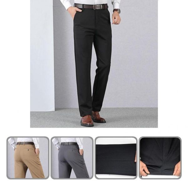 men's suits & blazers winter suit pants zipper anti-iron formal soft male trousers spring for daily wear, White;black
men's suits & blazers winter suit pants zipper anti-iron formal soft male trousers spring for daily wear, White;black