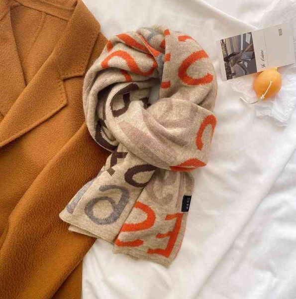 scarves 2022 korea dongdamen autumn and winter letter double-sided knitting versatile ins wool scarf, Blue;gray
scarves 2022 korea dongdamen autumn and winter letter double-sided knitting versatile ins wool scarf, Blue;gray